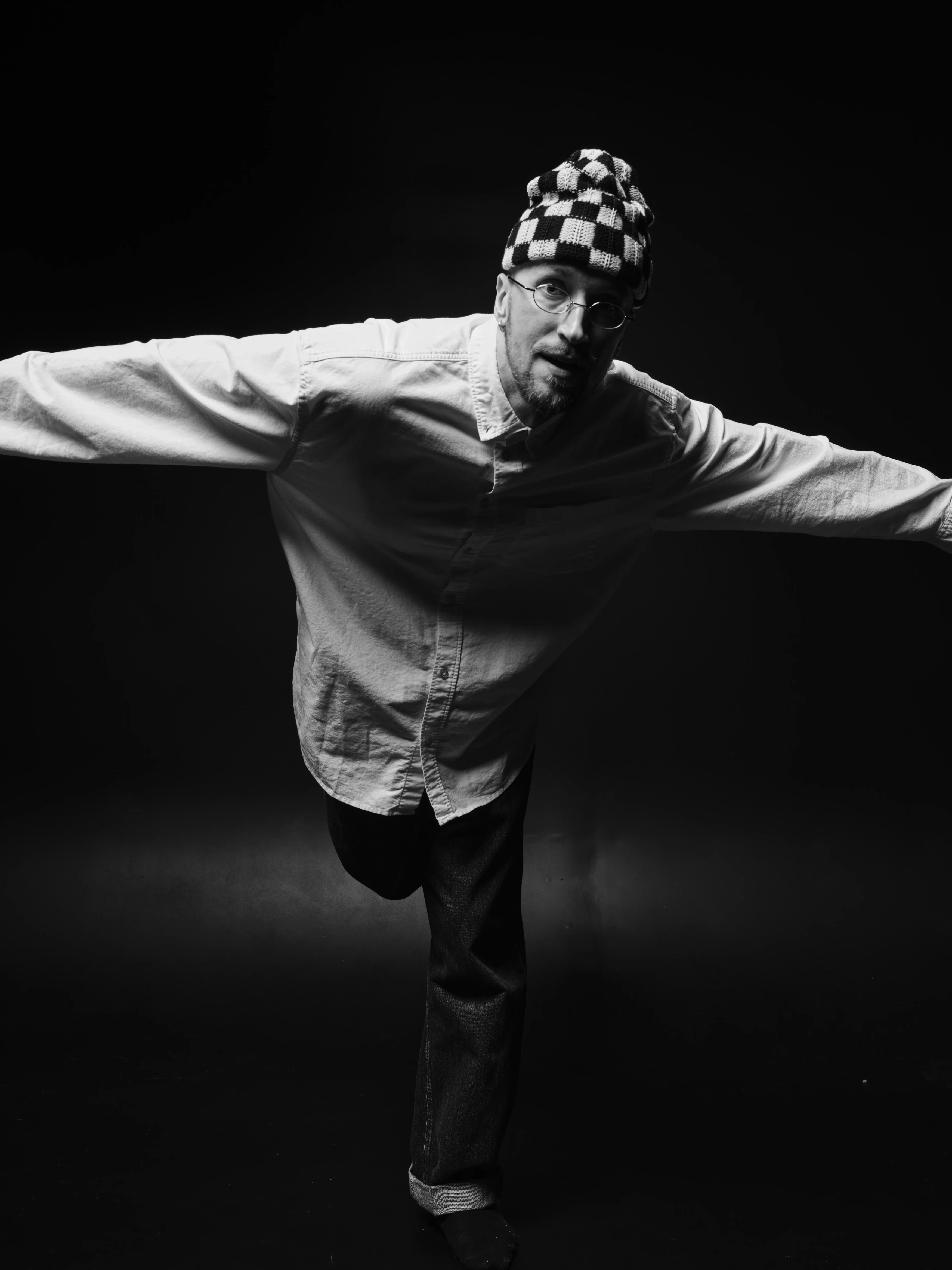 person in a self-portrait photography session at monomo barcelona